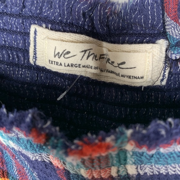 NEW Free People Siena Plaid Ruffled Pullover - Picture 5 of 12